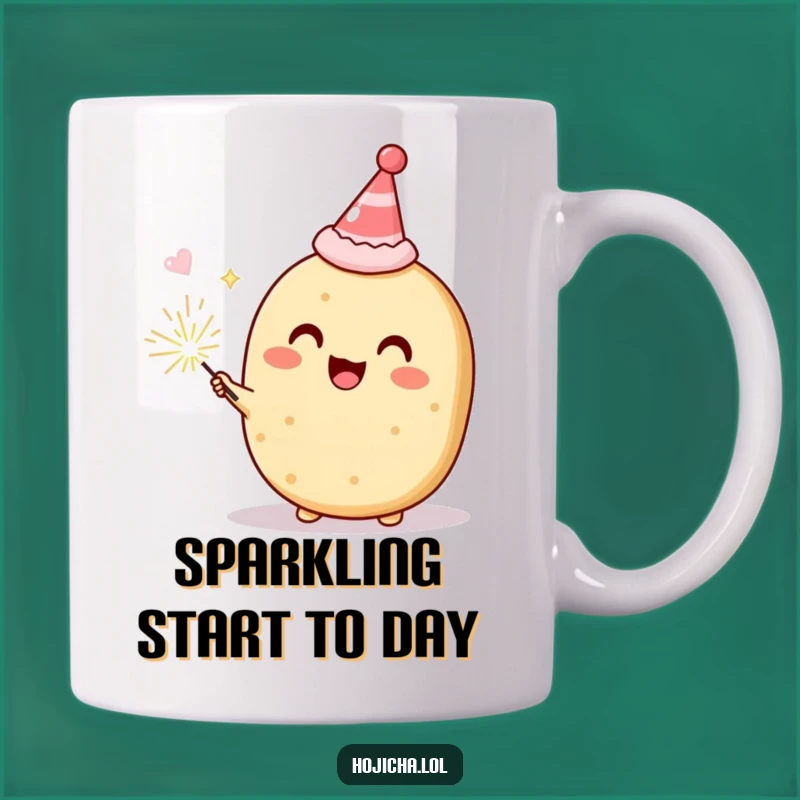 Funny Hojicha Cookie Party Mug, Festive Humorous Gift for Celebrations