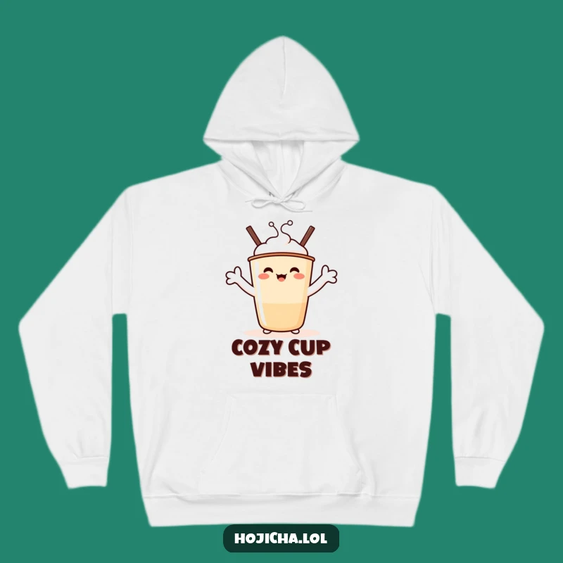 Funny Hojicha Hug Hoodie: Cozy Comfort with Marshmallow Arms