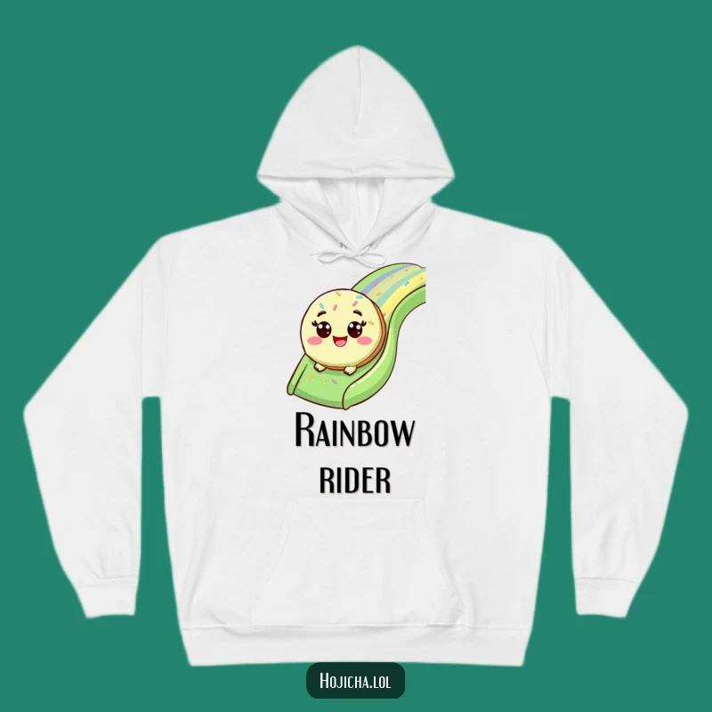Funny Matcha Cookie Slide Hoodie: Cozy Comfort With Sweet Charm