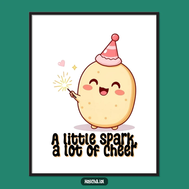 Free Printable Hojicha Cookie Art: Sparkly Downloadable Decor for Sweet Spaces