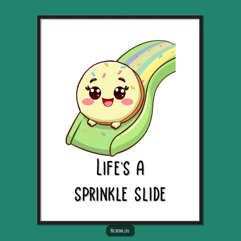 Free Printable Matcha Cookie Wall Art: Funny Downloadable Art for a Sweet Space