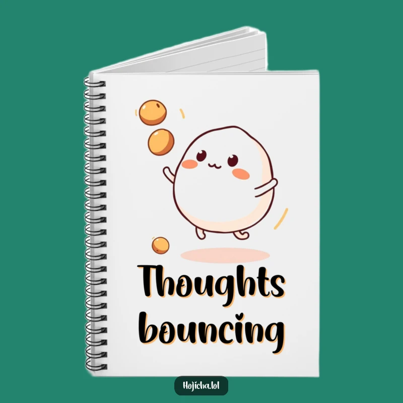 Funny Mochi Juggling Soybeans Notebook: Jot Down Ideas With Playful Flair